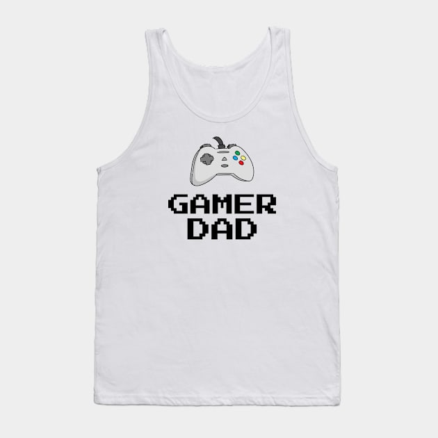 Gamer Dad Tank Top by Jitesh Kundra